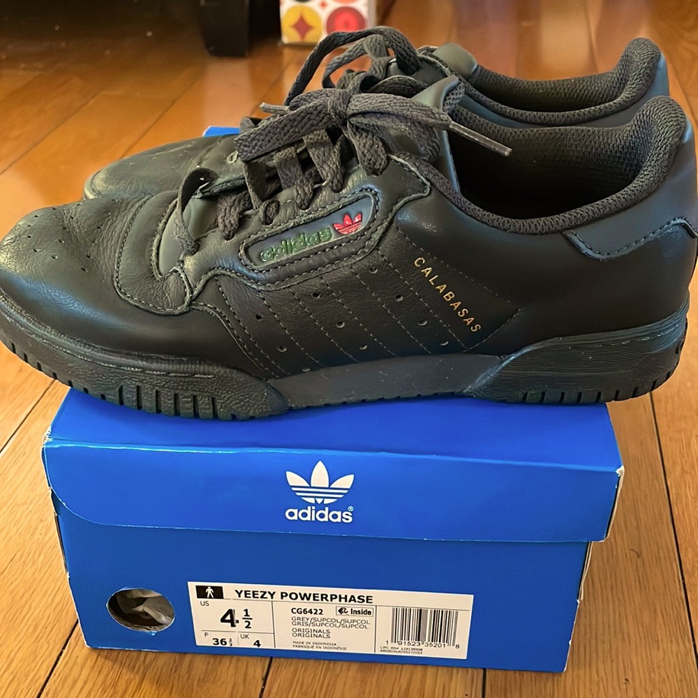 ADIDAS YEEZY POWERPHASE BLACK 4 1/2